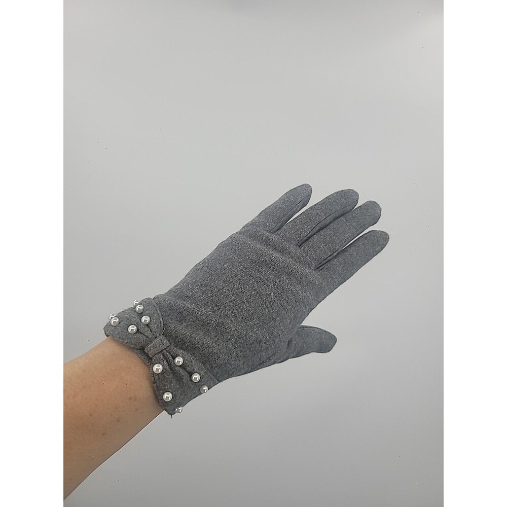 Charlotte Russe Pearl Embellished  Ladies Gloves  Glam Preppy Fashion